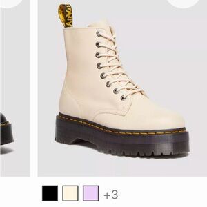 NEW NEVER WORN DR MARTENS JADON III LEATHER BOOT PISA PLATFORMS SIZE 7